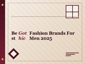 Best Gothic Fashion Brands for Men in 2025 | Top Picks & Trends
